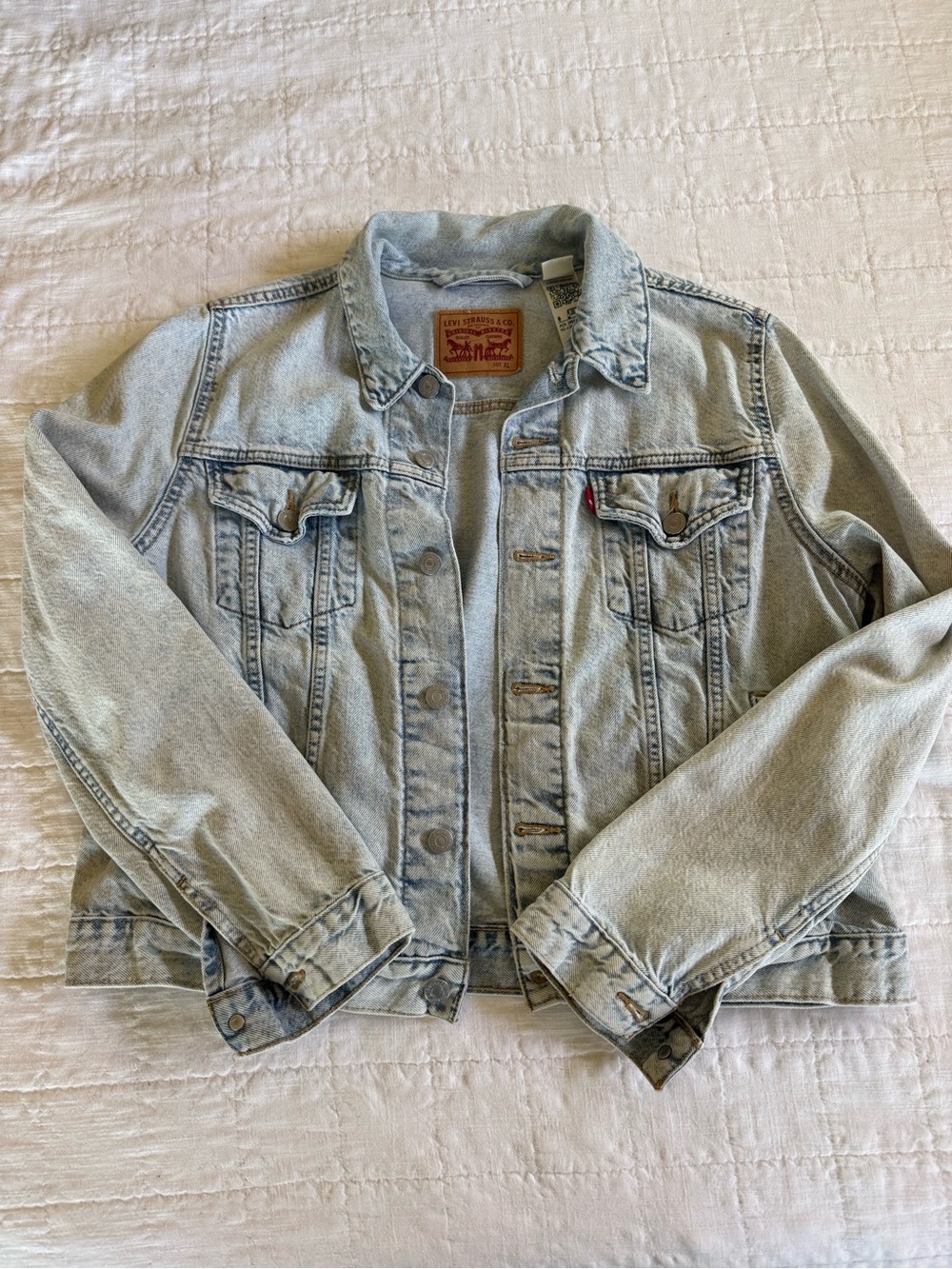 Levi's Vintage-Inspired Light Wash Denim Trucker Jacket